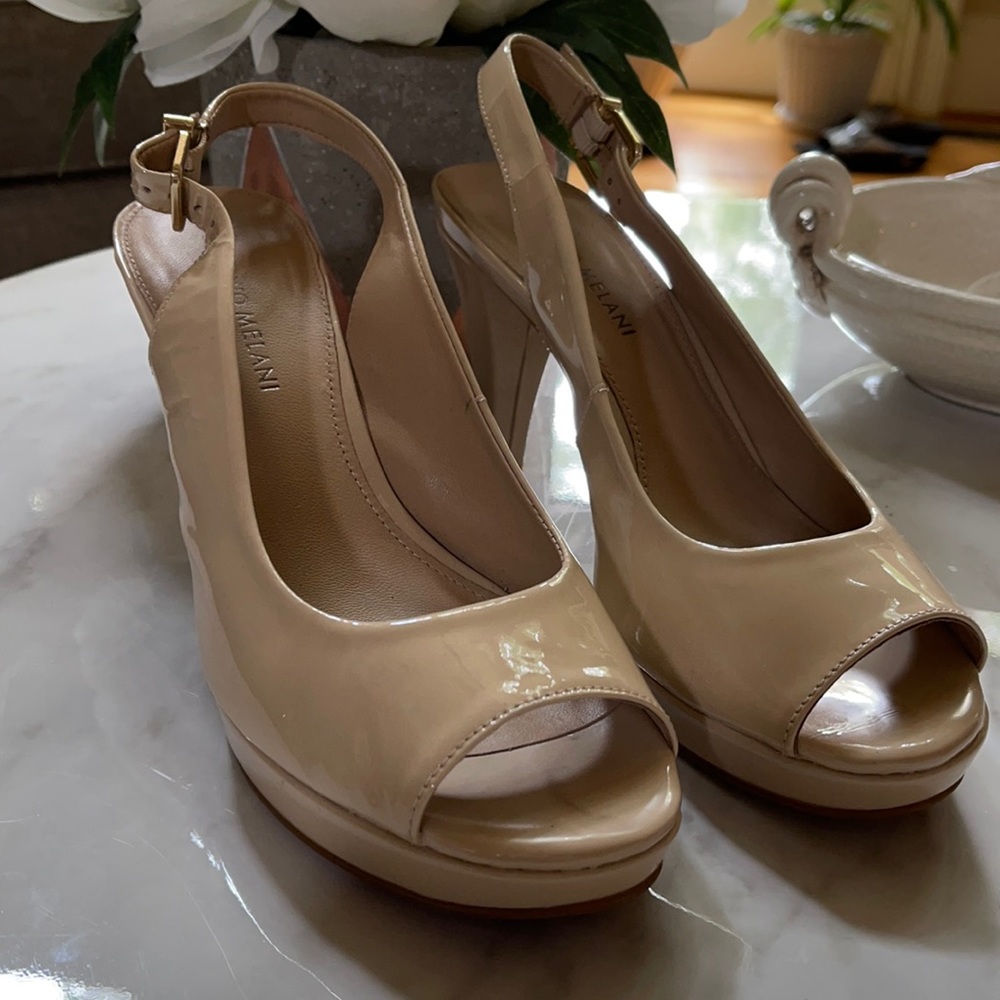 Antonio Melani patented leather pumps